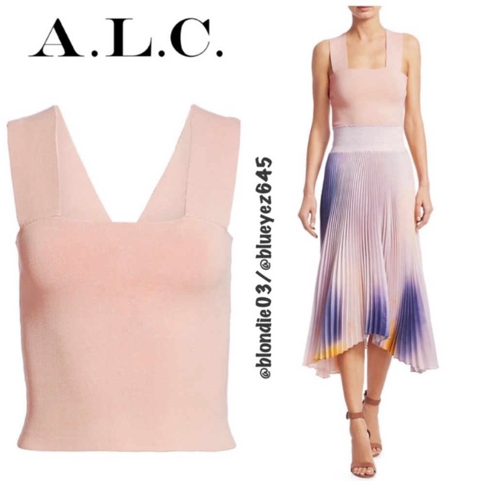 A.L.C. pink Lia Crop Top S - Picture 1 of 5